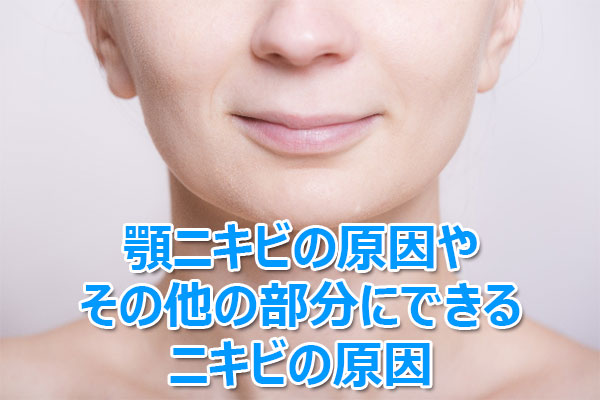 口周りや顎ニキビの原因