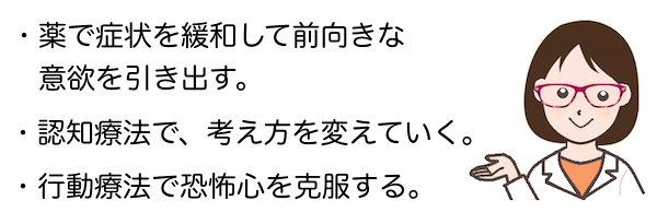 あがり症の神経伝達物質を原因とする場合の克服方法